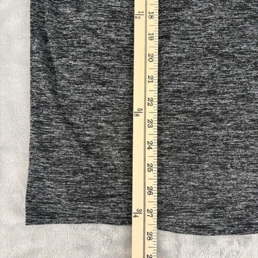 Under Armour Mens Tech Tee Charcoal Grey Heather Training Shirt XL Raglan Loose - Picture 10 of 12
